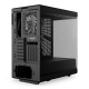 HYTE Y40 S-Tier Aesthetic Mid-Tower ATX Gaming Case (PCIE 4.0 Riser Kasaya Dahildir), Siyah Renk