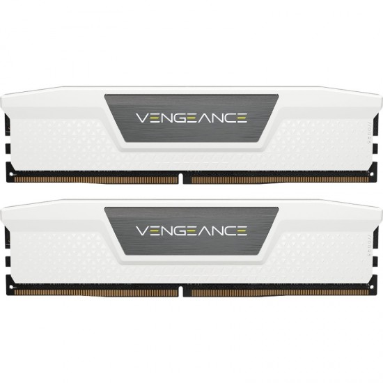 Corsair VENGEANCE 32GB (2x16GB) DDR5 DRAM 5200MHz C40 Memory Kit - Beyaz