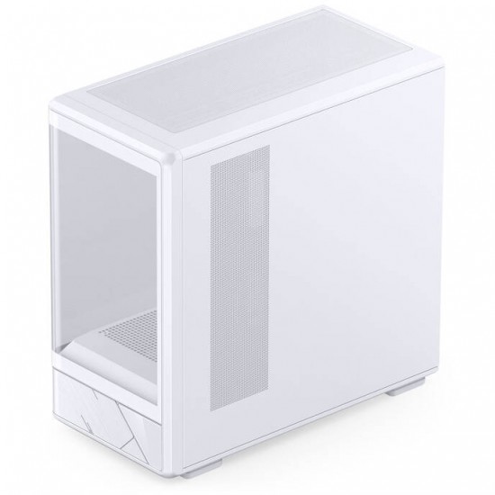 JONSBO D200 White Mini Tower Pc Case with Small Display (Cpu Data)