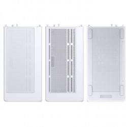 JONSBO D200 White Mini Tower Pc Case with Small Display (Cpu Data)