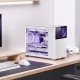 JONSBO D31 Mesh SC WHITE Micro-ATX Computer Case with HD-LCD Display - Beyaz Renk