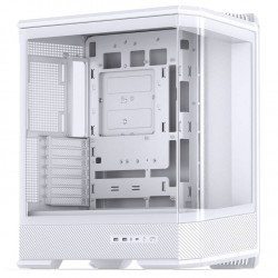 Jonsplus D400 PC Case - Tempered Glass - White