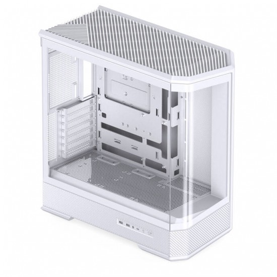 Jonsplus D400 PC Case - Tempered Glass - White