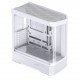 Jonsplus D400 PC Case - Tempered Glass - White