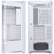 Jonsplus D400 PC Case - Tempered Glass - White