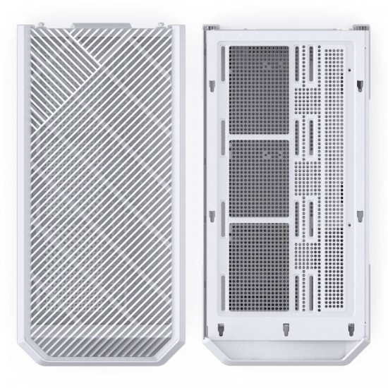Jonsplus D400 PC Case - Tempered Glass - White