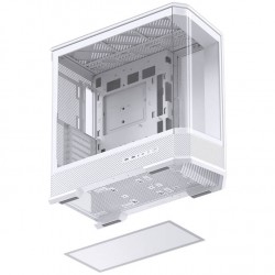Jonsplus D400 PC Case - Tempered Glass - White Jonsplus D400 PC Case - Tempered Glass - White