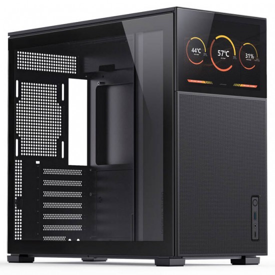JONSBO D41 Mesh SC BLACK ATX Computer Case with Sub HD-LCD Display - Siyah Renk JONSBO D41 Mesh SC BLACK ATX Computer Case with Sub HD-LCD Display - Siyah Renk