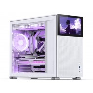JONSBO D41 Mesh SC WHITE ATX Computer Case with Sub HD-LCD Display - Beyaz Renk