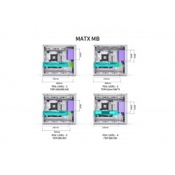 JONSBO D41 Mesh SC WHITE ATX Computer Case with Sub HD-LCD Display - Beyaz Renk