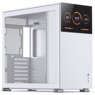 JONSBO D41 SC WHITE ATX Tempered Glass Computer Case with HD-LCD Display - Beyaz Renk