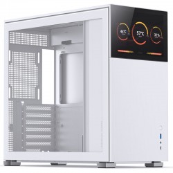 JONSBO D41 SC WHITE ATX Tempered Glass Computer Case with HD-LCD Display - Beyaz Renk