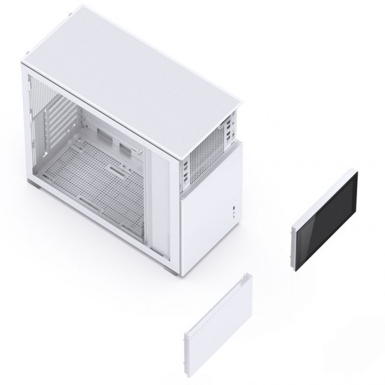 JONSBO D41 SC WHITE ATX Tempered Glass Computer Case with HD-LCD Display - Beyaz Renk