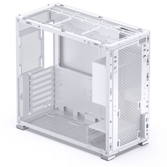 JONSBO D41 SC WHITE ATX Tempered Glass Computer Case with HD-LCD Display - Beyaz Renk