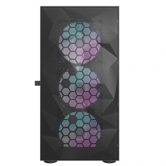 DLM21 Mesh MATX PC Case Black
