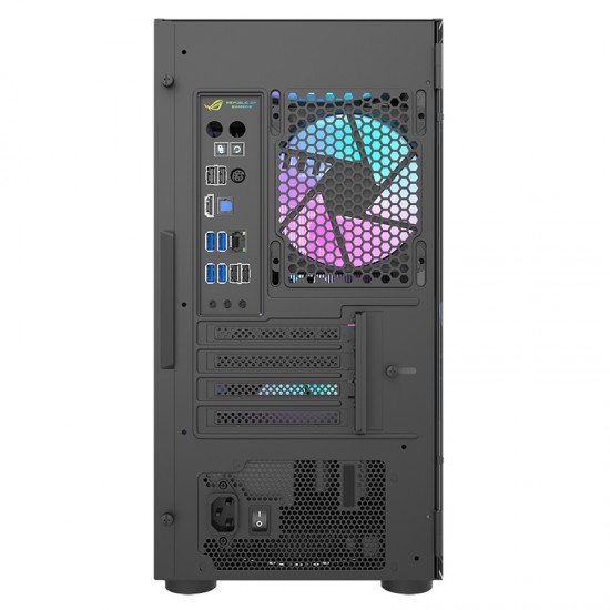 DLM21 Mesh MATX PC Case Black