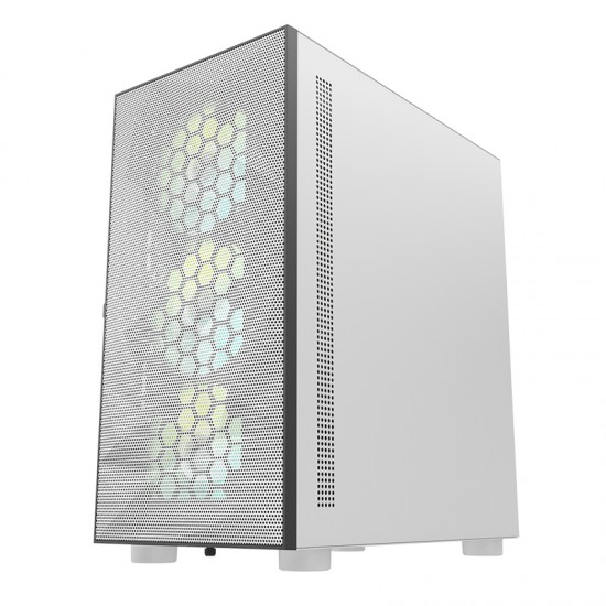 DLM21 Mesh MATX PC Case White DLM21 Mesh MATX PC Case White