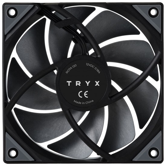 TRYX ROTA Pro 120 PWM Fan – 120mm, Black TRYX ROTA Pro 120 PWM Fan – 120mm, Black