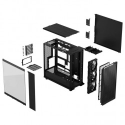 Fractal Design North XL Momentum Edition PC Case - Tempered Glass - Including 3x 120mm Fans - Black Fractal Design North XL Momentum Edition PC Case - Tempered Glass - Including 3x 120mm Fans - Black