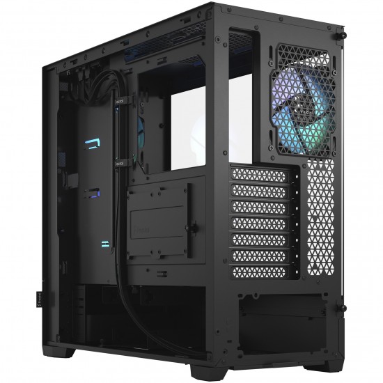 Fractal Design FD-C-POR1A-06 Pop Air RGB Black Mid Tower Computer Case Clear Tempered Glass Panel Fractal Design FD-C-POR1A-06 Pop Air RGB Black Mid Tower Computer Case Clear Tempered Glass Panel
