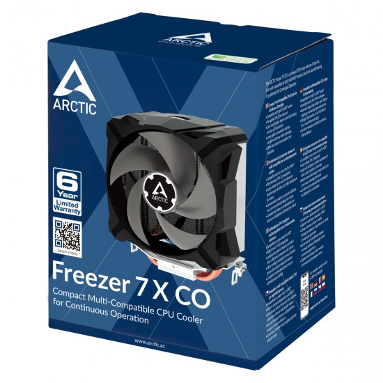 ARCTIC Freezer 7X CO Compact Multi-Compatible CPU Cooler (ACFRE00085A) ARCTIC Freezer 7X CO Compact Multi-Compatible CPU Cooler (ACFRE00085A)
