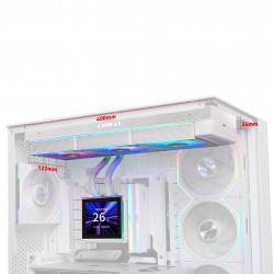 Lian Li HydroShift II LCD-S 360CL AiO Water Cooler - White
