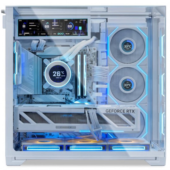 Lian Li 8.8" Universal Screen - White Lian Li 8.8" Universal Screen - White