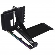 Lian Li Vertical GPU Mounting Kit with PCIe 5.0 Riser Cable - Black