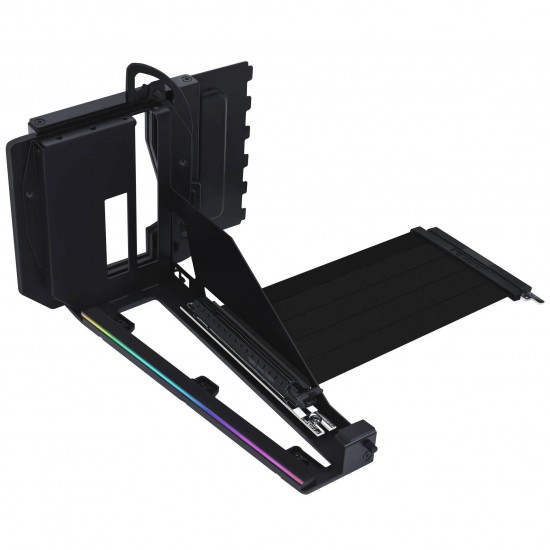 Lian Li Vertical GPU Mounting Kit with PCIe 5.0 Riser Cable - Black