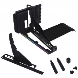 Lian Li Vertical GPU Mounting Kit with PCIe 5.0 Riser Cable - Black