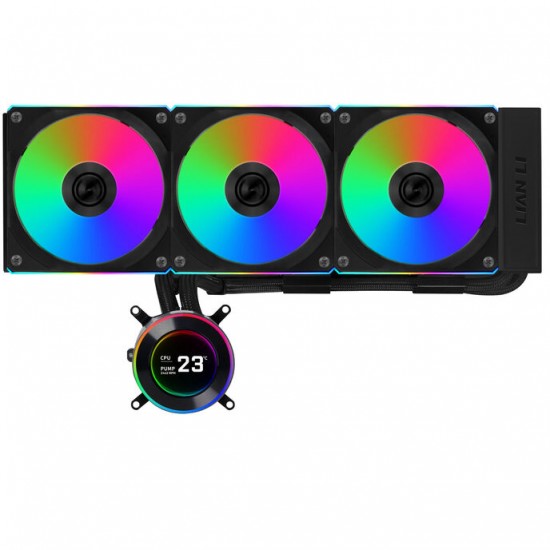 Lian Li HYDROSHIFT II LCD-C 360CL ARGB AiO Cpu Cooler - Black Lian Li HYDROSHIFT II LCD-C 360CL ARGB AiO Cpu Cooler - Black