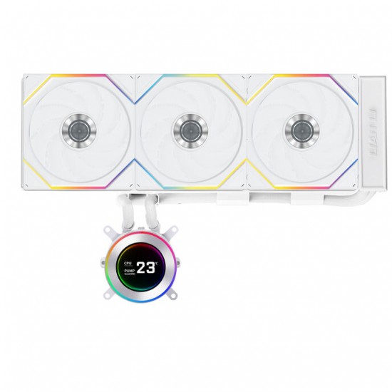 Lian Li HYDROSHIFT II LCD-C 360TL ARGB AiO Cpu Cooler - White Lian Li HYDROSHIFT II LCD-C 360TL ARGB AiO Cpu Cooler - White