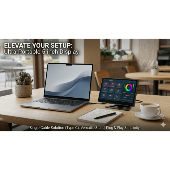 Jumbum Tech 5" Universal Screen - Black