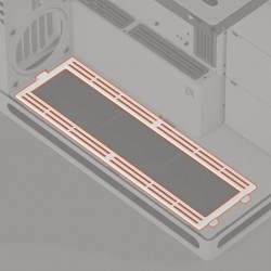 HAVN HS 420 Bottom fan Bracket - White