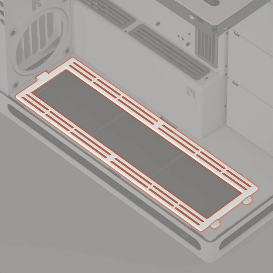 HAVN HS 420 Bottom fan Bracket - White