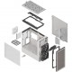 HAVN BF 360 Flow E-ATX PC Case - White (3 pre-installed fans)