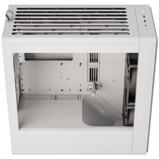 HAVN BF 360 Flow E-ATX PC Case - White (3 pre-installed fans)