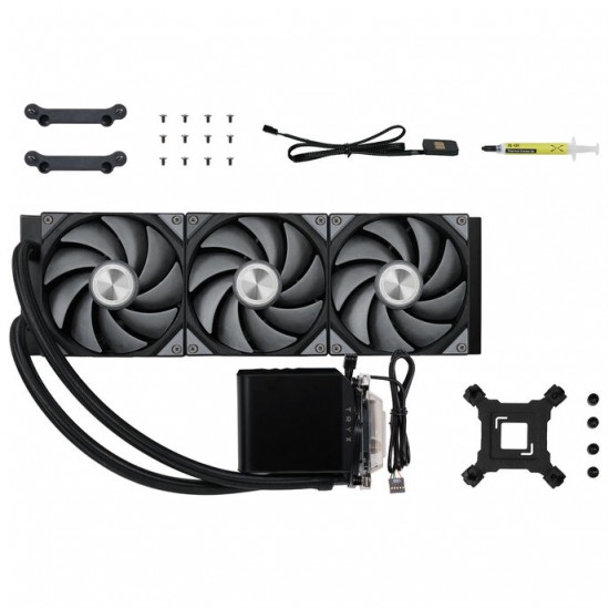 TRYX PANORAMA 360 Sıvı İşlemci Soğutucu - AIO - 3D-AMOLED Display - 360mm - Siyah