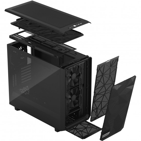 Fractal Design FD-C-MES2A-03 Meshify 2 Black ATX Light Tinted Tempered Glass Window Computer Case
