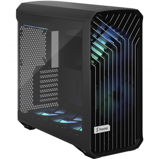 Fractal Design Torrent Black RGB Tempered Glass Window High-Airflow Model: FD-C-TOR1A-04 Fractal Design Torrent Black RGB Tempered Glass Window High-Airflow Model: FD-C-TOR1A-04