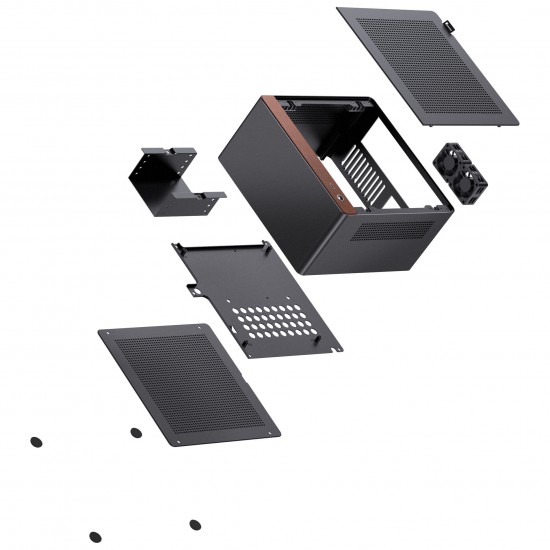 Jonsbo N10 Mini Bilgisayar Kasası ITX Form - Siyah