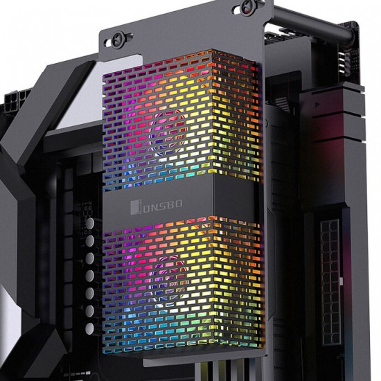 Jonsbo NF-2 ARGB , Siyah Renk - 2 Fanlı Ram Bellek Soğutucusu