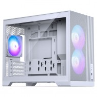 Phanteks XT M3 Mini Bilgisayar Kasası - mATX - Tempered Glass - Beyaz - 3x 120mm Fan