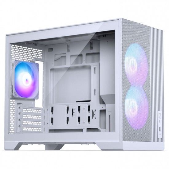 Phanteks XT M3 Mini Bilgisayar Kasası - mATX - Tempered Glass - Beyaz - 3x 120mm Fan