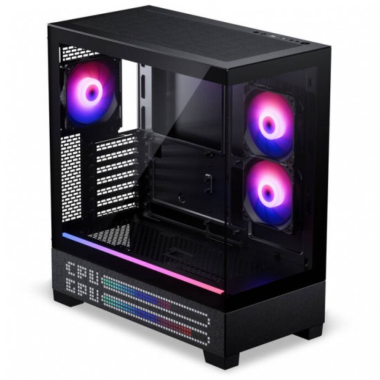 Phanteks XT View Matrix PC Case, (E-ATX, Tempered Glass, Matrix LED) - Black