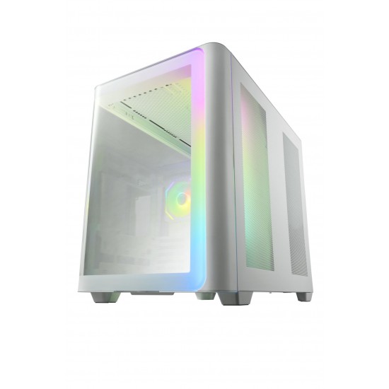 FSP M580-BA ARGB Middle Tower Bilgisayar Kasası - Beyaz