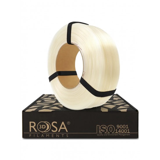Rosa3D Filament - ReFill PLA Starter Natural Transparent -  European toy safety standard (EN 71-3)