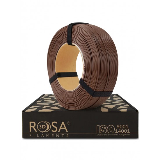 Rosa3D Filament - ReFill PLA Starter Chocolate Brown -  European toy safety standard (EN 71-3)