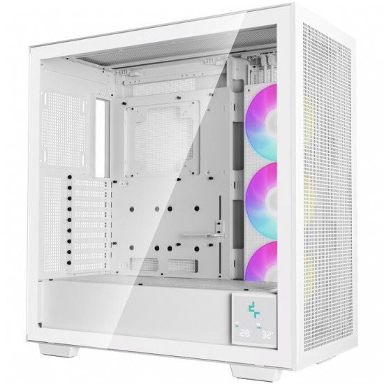 DeepCool MORPHEUS White ARGB Tempered Glass USB 3.0 E-ATX Mid Tower Kasa (3x140mm Fan Dahil) DeepCool MORPHEUS White ARGB Tempered Glass USB 3.0 E-ATX Mid Tower Kasa (3x140mm Fan Dahil)