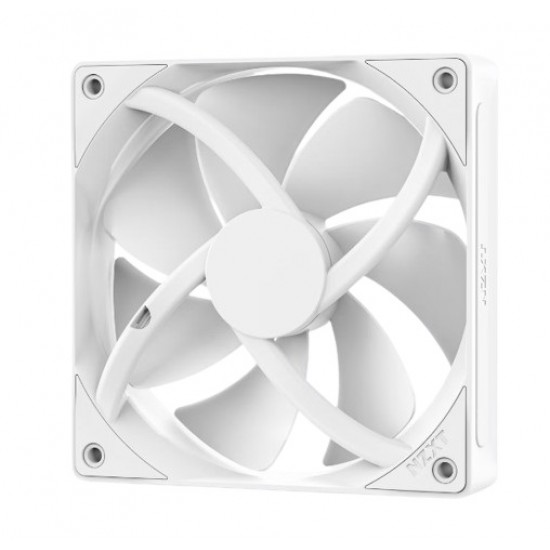 NZXT F120P 120mm Static Pressure PWM Case Fan - White NZXT F120P 120mm Static Pressure PWM Case Fan - White